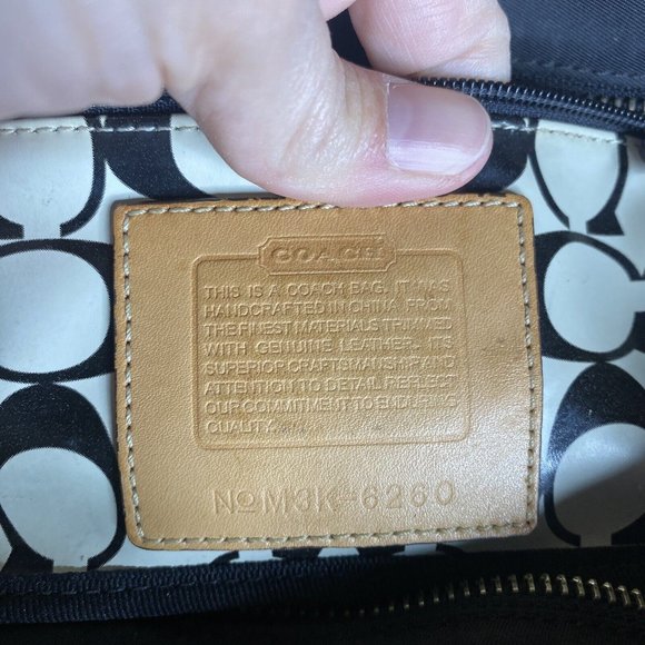 coach Mini Hampton lunch tote nylon bag blue designer - Picture 4 of 8